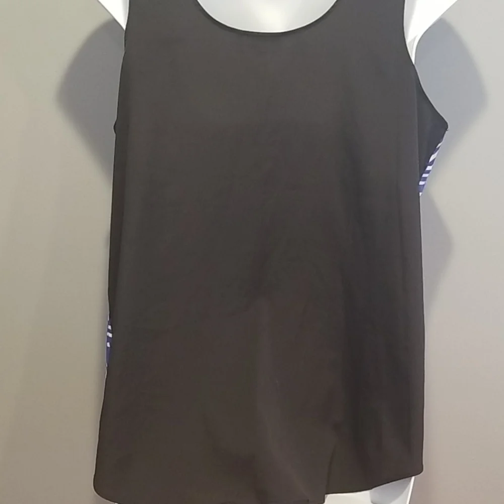 Apt 9 Womans floral print tank top Size 1X - Picture 3 of 6